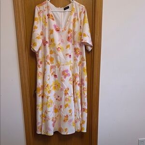 Lane Bryant Cream Dress